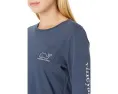 Vineyard Vines футболка с длинным рукавом и принтом кита