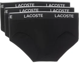 Трусы Lacoste из хлопка с эластаном 3 штуки