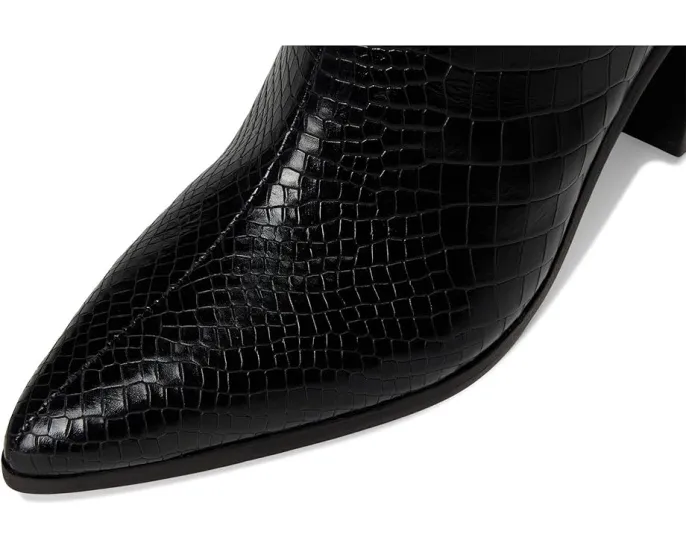 Ботинки Schutz Maryana Block с каблуком и фактурой змеиной кожи