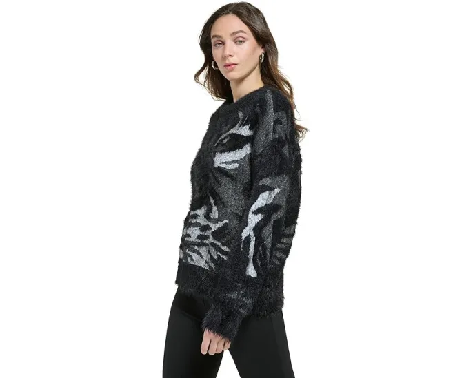 Свитер DKNY Long Sleeve Tiger Eye с длинным рукавом