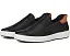 Кроссовки ECCO Soft 7 Easy Slip On с кожаным верхом и эластичными вставками