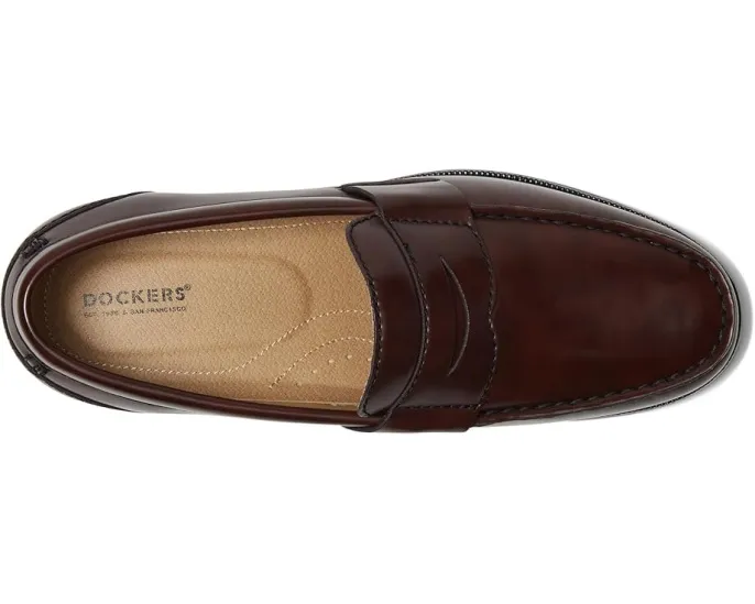 Мокасины Dockers Colleague с искусственной кожей и массивным каблуком