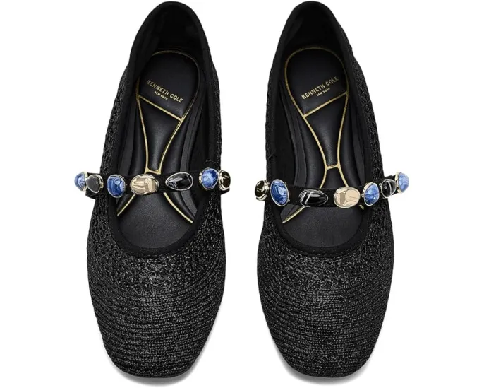 Балетки Kenneth Cole New York Zeta Stones с разноцветными камнями