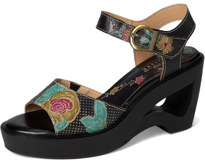 L'Artiste by Spring Step Сандалии Coolchic с ажурным клиновидным каблуком