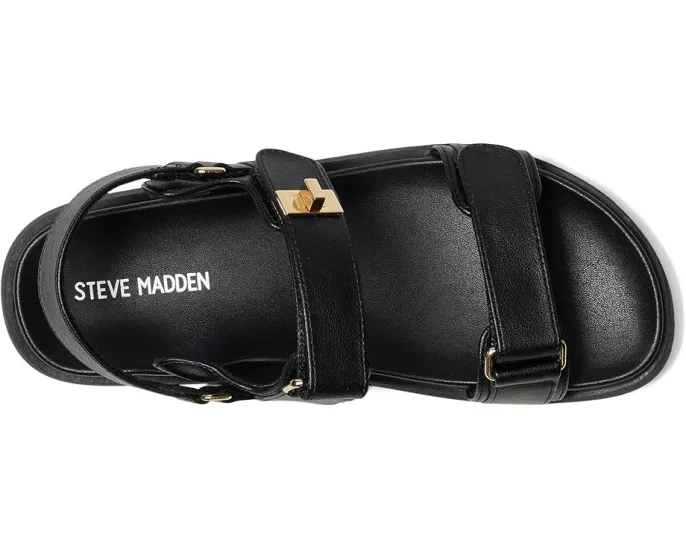 Детские сандалии Steve Madden Mona с регулируемыми ремешками и плоской подошвой