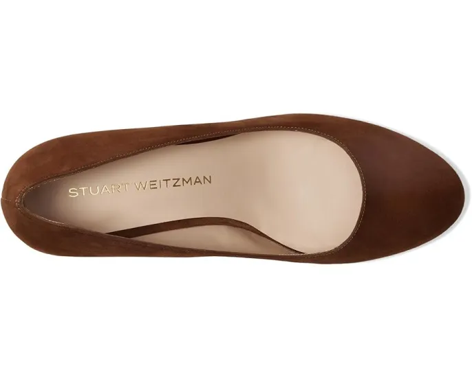 Туфли-лодочки Stuart Weitzman Babette Pump 60 с миндалевидным носком на устойчивом каблуке