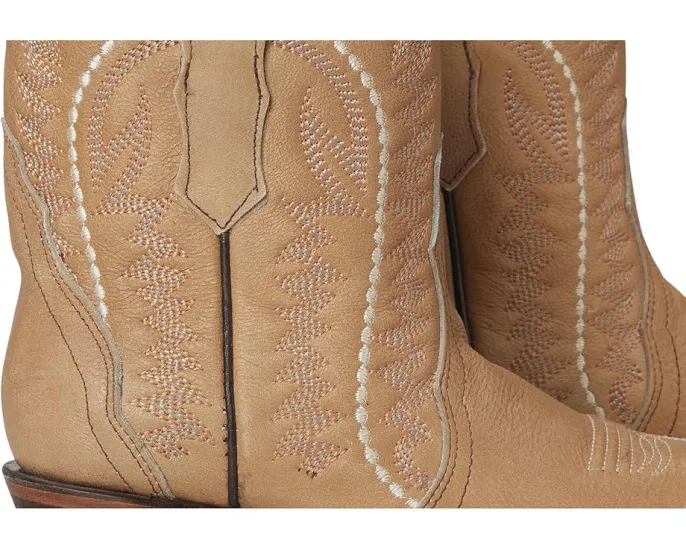 Ботинки Corral L6245 с вышивкой по щиколотку и каблуком кубин