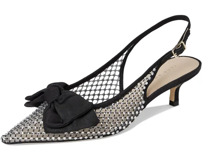 Debra Jeweled Slingback лодочки с острым носком и застежкой на щиколотке