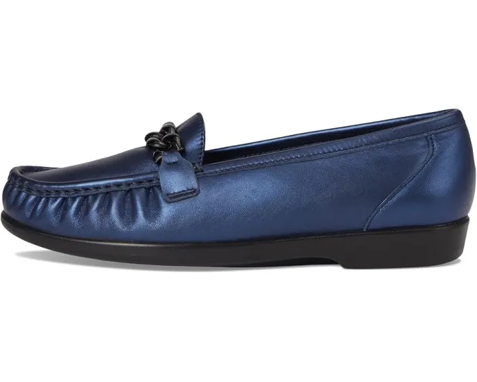 Лоферы SAS Metro Link Comfort с цепочкой и мокасиновой конструкцией