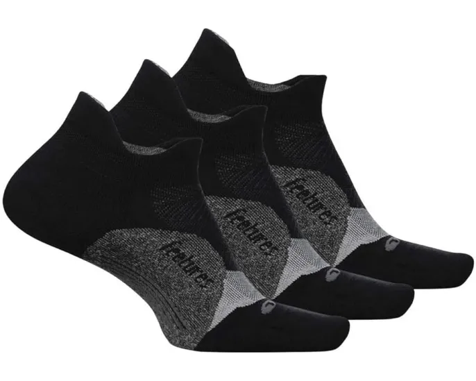 Носки для бега Elite Light Cushion No Show Tab с поддержкой свода стопы Feetures