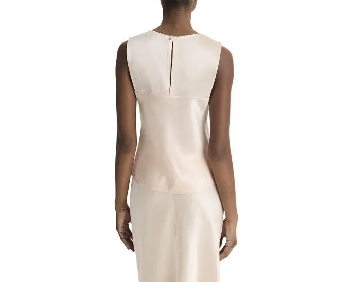 Блуза Naia Shell от Vince из сатина с ответственным ацетатом