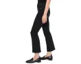 Облегающие расклешенные укороченные джинсы Madewell в цвете Black Rinse