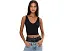 Майка Free People Solid Rib с квадратной спинкой и укороченным кроем