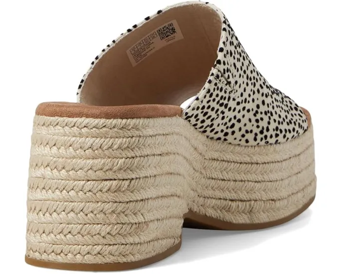 Босоножки Laila Mule на высокой платформе с текстильным верхом