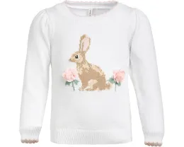 Детский свитер с интарсией в виде кролика Janie and Jack для малышей
