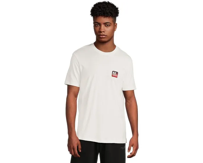 Футболка Armani Exchange с графическим принтом 1991 года из 100% хлопка