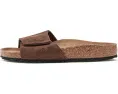 Сандалии Birkenstock Sylt из замши с контурной стелькой и регулируемой застежкой
