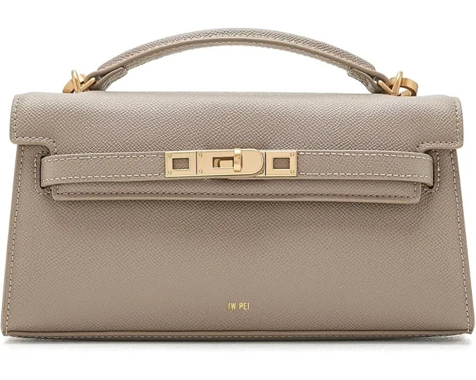 Сумка Noor Top Handle Bag JW PEI с тиснением под крокодила