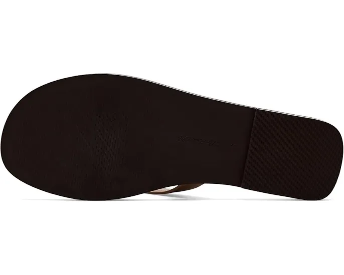 Сандалии Greene Thong Slide от Madewell с кожаным верхом и открытым носком