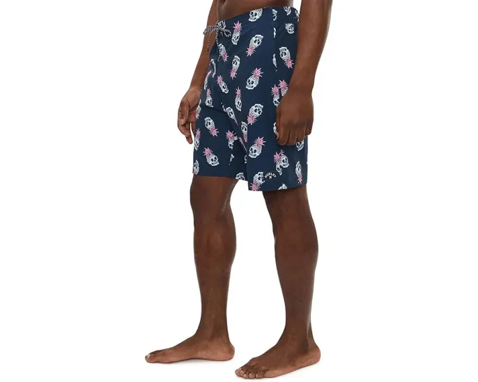 Шорты для серфинга Hurley Pineapple Skull с гибридным поясом и UPF 50+