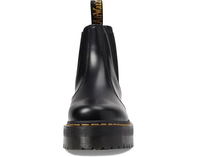 Челси-ботфорты Dr. Martens 2976 Quad Smooth Leather Platform на высокой подошве