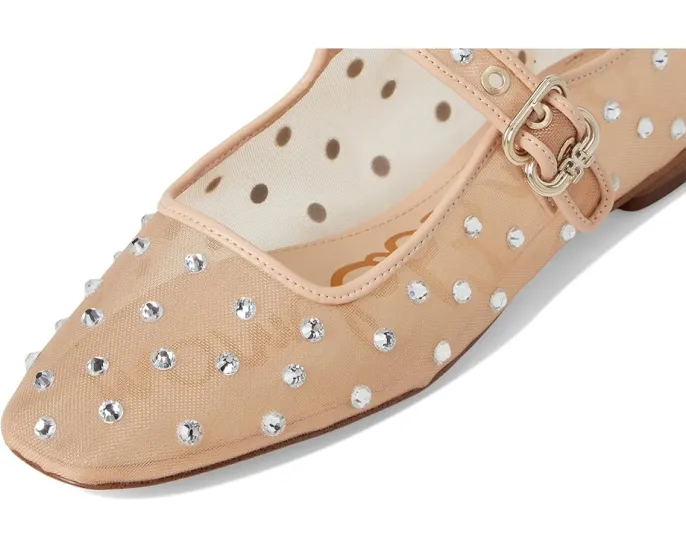 Балетки Sam Edelman Michaela Shine с стразами и квадратным носком