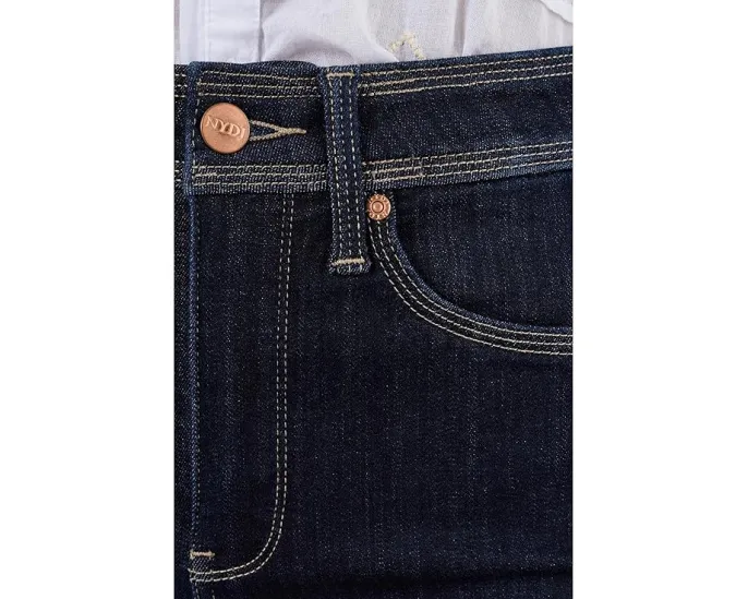NYDJ Джинсы Straight с тройной строчкой в цвете Morningtides и технологией Sure Stretch