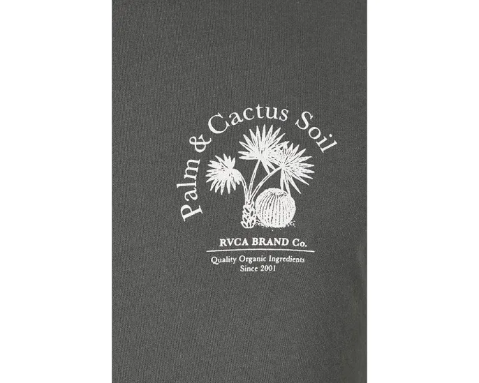 Футболка RVCA Soil Co Short Sleeve с контрастной отстрочкой
