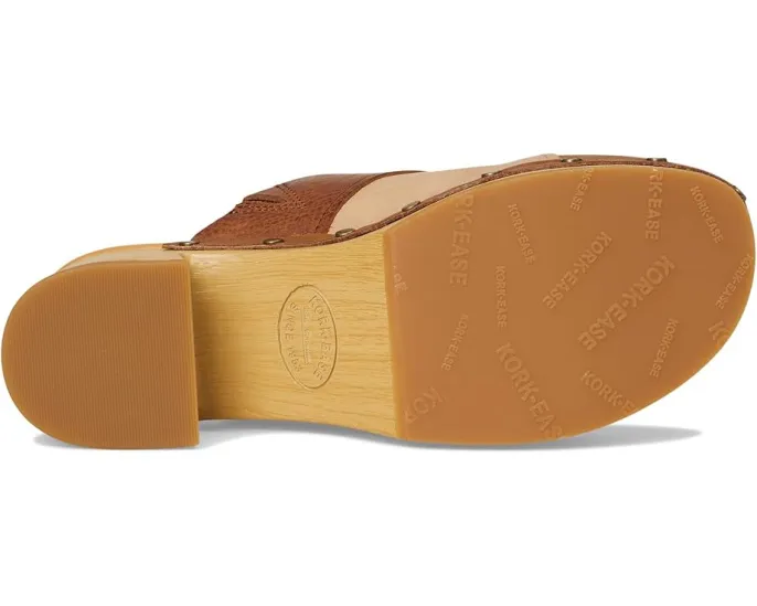 Сабо Kork-Ease Tay на каблуке в стиле пэчворк