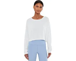 Studio Luxe Cropped Long Sleeve Tee