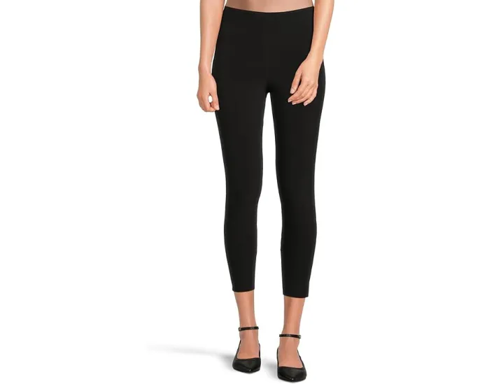 Кроп-леггинсы Norma Kamali с высокой посадкой без пояса