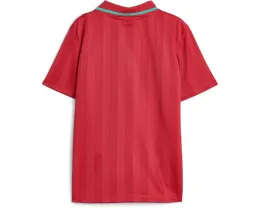Puma Polo Showtime Pique с принтом Soccer 2026 для детей старшего возраста