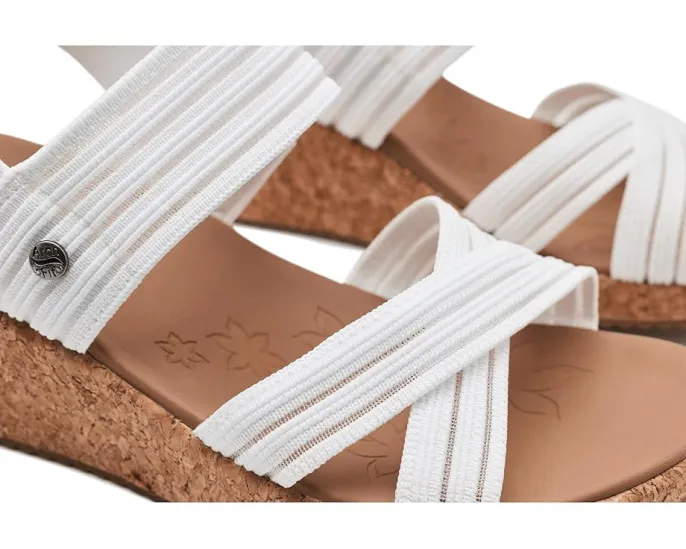 Сандалии SKECHERS Arch Fit Beverlee 2.0 Bali Vibes с поддержкой свода стопы и искусственной кожей