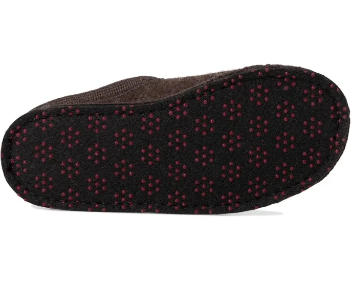 Тапочки Haflinger Rudi из вареной шерсти с противоскользящей подошвой