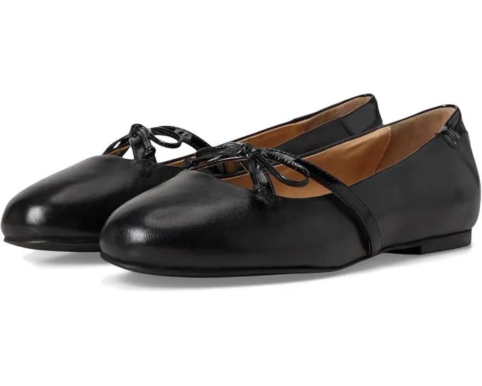 Балетки Trotters Carissa с бантом и мягкой стелькой из натуральной кожи