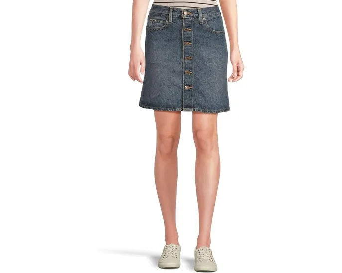 Юбка Levi's® Premium Retro с застежкой на пуговицах спереди
