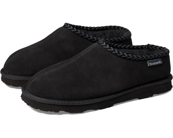 Тапочки Beau Bearpaw из замши с овечьей шерстью и резиновой подошвой