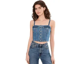 Топ-труба Levi's Premium Denim Tube Vest из денима с съемными бретелями
