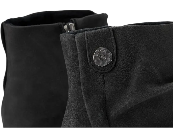 Ботильоны Riley Booties из искусственной замши с меховой отделкой