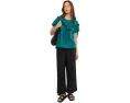 Широкие брюки Eileen Fisher из органического льна длиной до щиколотки