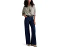 Джинсы AG Jeans Saige Mid Rise Wide Leg с широкими штанинами и расклешением