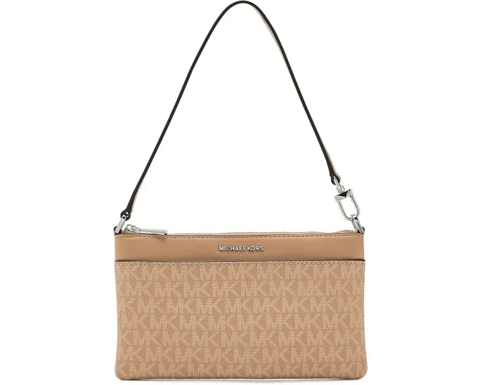 Клатч Jet Set с верхней молнией и съемным ремешком MICHAEL Michael Kors