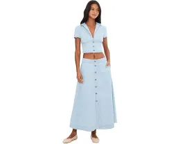 Комплект Easy Does It Free People с топом бюстье и юбкой миди