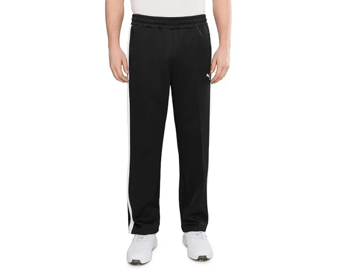 Брюки PUMA T7 Always On Relaxed Track с молниями на карманах и классическими полосками T7