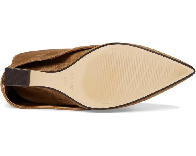 Ботинки Nine West Amazin на платформе из замши с расклешенным голенищем