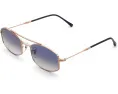 Винтажные солнцезащитные очки Ray-Ban RB3719 с двойной перемычкой