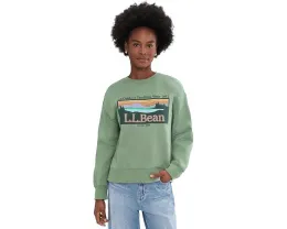 Базовый худи L.L.Bean с логотипом и воротником-гольф