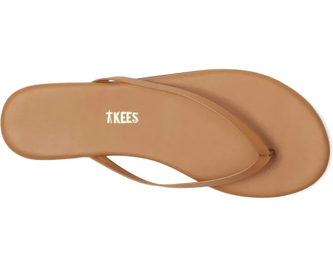 Босоножки TKEES Foundation Matte из матовой кожи телесного цвета