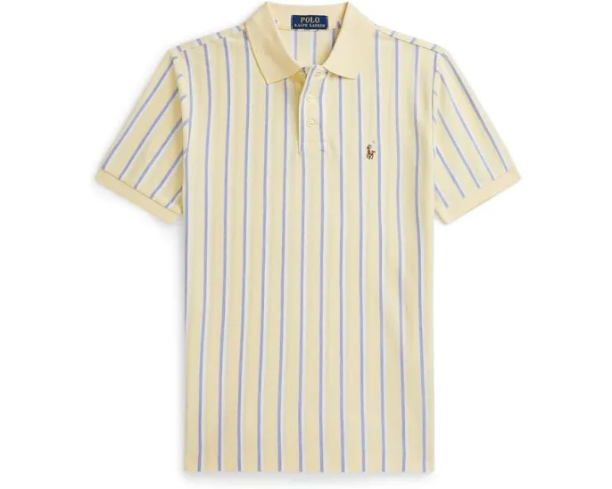 Поло Polo Ralph Lauren из оксфордской сетки в полоску для детей старшего возраста