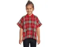 Детская накидка Grela Check Cape от Burberry Kids с клетчатым принтом